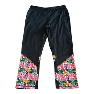 Zone pro Hawaiian flower leggings